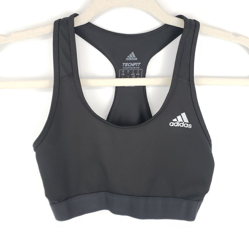 Adidas TechFit Compression Sports Bra Size S
